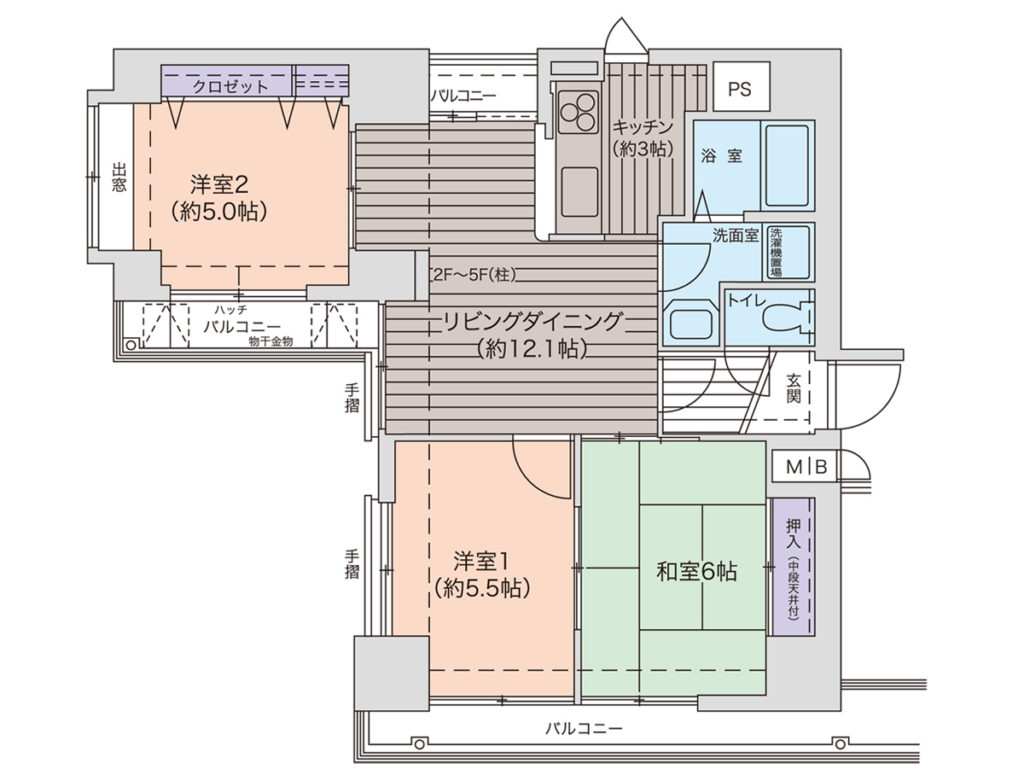 住宅間取りトレース