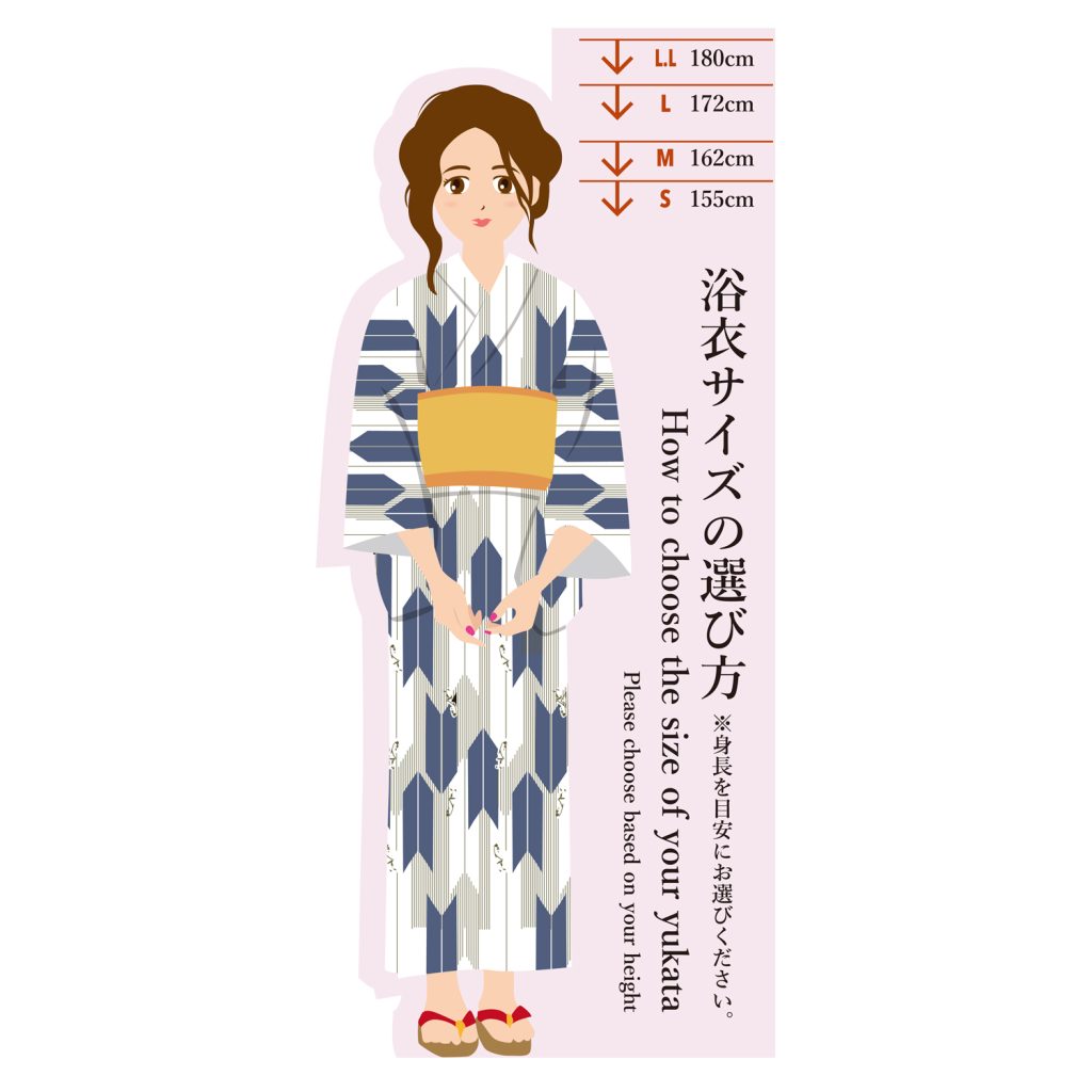 浴衣選びスタンド看板