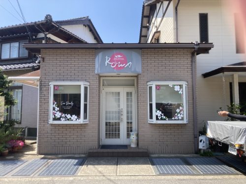 ROWA様　サイン装飾完了の全景